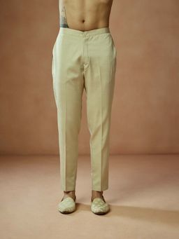 KISAH - Green Solid Regular Fit Pant