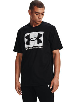 Under Armour - Black Men'S Abc Camo Boxed Logo Short Sleeve T-Shirt