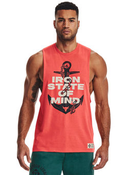 Under Armour - Peach Project Rock State Of Mind Muscle Tank