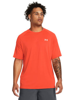 Under Armour - Orange Men'S Tech Reflective Short Sleeve T-Shirt