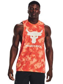 Under Armour - Orange Project Rock Apo Brahma Tank