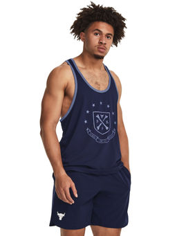 Under Armour - Blue Project Rock Gym Tank