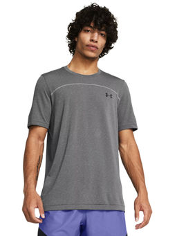 Under Armour - Grey Men'S Vanish Elite Seamless Wordmark Short Sleeve T-Shirt