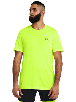 Under Armour - Green Men'S Vanish Elite Seamless Wordmark Short Sleeve T-Shirt