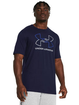 Under Armour - Navy Blue Men'S Foundation Short Sleeve T-Shirt