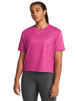Under Armour - Women's Vanish Energy Embos Crop Short Sleeve T-Shirt