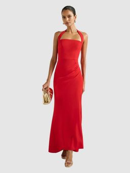Forever New - Red Willow Petite Halter Wrap Dress