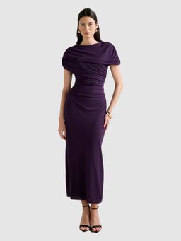 Forever New - Purple Kori Draped Dress