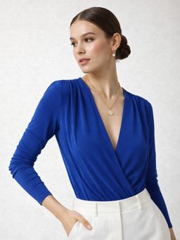 Lounge Dreams - Royal Blue Bodysuit Top