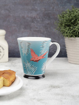 CLAY CRAFT - Fine Ceramic Printed Milk Mug - 350 ml - 2Pc