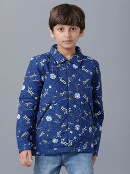 Under Fourteen Only - Boys Casual Full Sleeve Quilted Jacket
