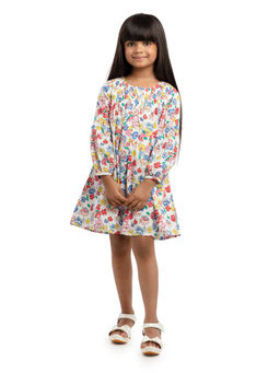 Under Fourteen Only - Girls Dress Printed with Smoking Style