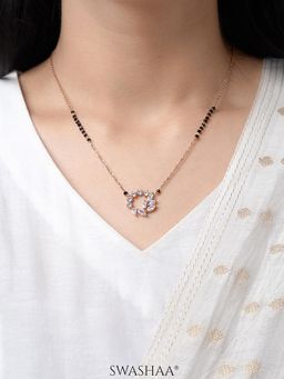 SWASHAA - Neer White Plated Mangalsutra