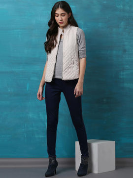 Lakshita off white plain jacket clearance