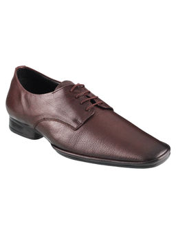 Mochi - Mens Brown Formal Lace-Ups ShoesMochi Men's Brown Formal Shoes