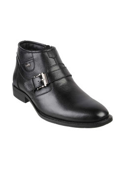 Metro - Mens Black Boots Metro Solid Black Boots