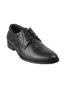 Metro - Mens Black Formal Lace-Ups ShoesMochi Metro Solid Black Lace-up Shoes