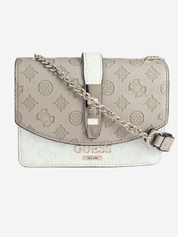 Guess - Beige Peony Classic Handbag