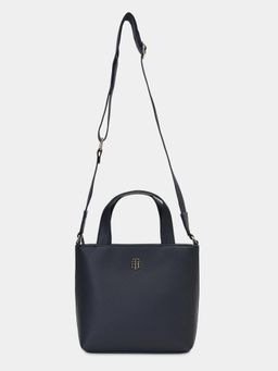 Tommy Hilfiger - Women Blue Pu Sling Bag with Detachable Strap