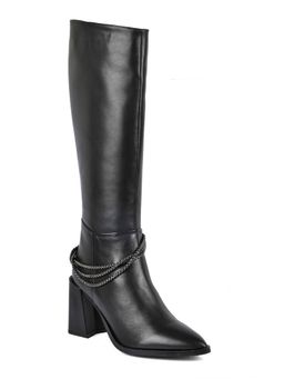 Vanilla Moon - Black Solid & Plain Casual Boots