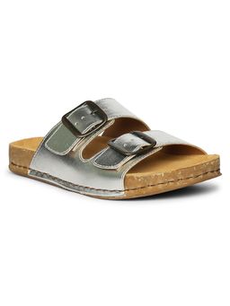 El Naturalista - Silver Flatform Pair Of Sandals