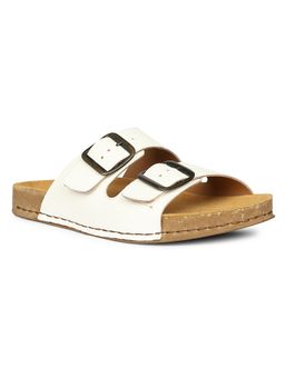 El Naturalista - White Flatform Pair Of Sandals