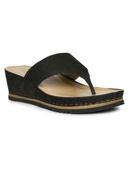El Naturalista - Black Wedge Pair Of Sandals