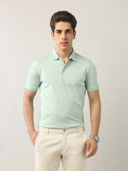 Arrow - Men's Textured Regular Fit Polo T-Shirt