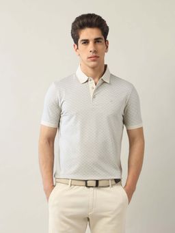 Arrow - Men's Textured Regular Fit Polo T-Shirt