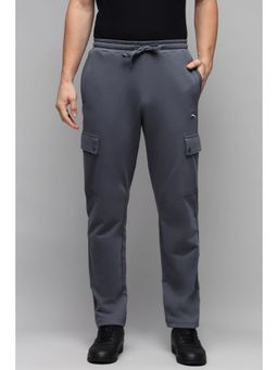 Reebok - Men Solid Grey Trackpant