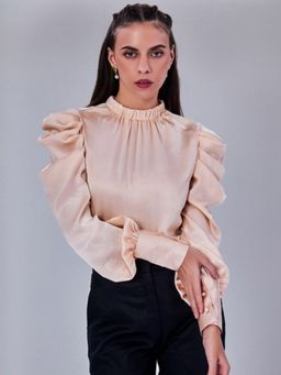 Prot Official - Peach Quartz Satin Top