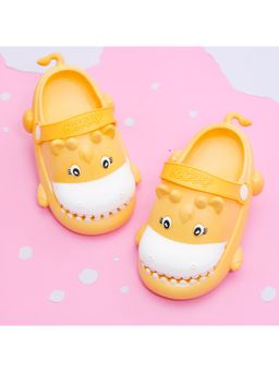 Yellow Bee - Happy Hippo Clogs for Boys- Yellow