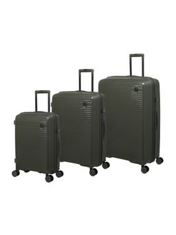 it luggage - Spontaneous Olive Set of 3 28-24-20 Inches Expandable Hardsided TSA Luggage Trolley