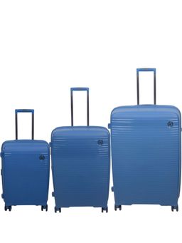 it luggage - Unisex Spontaneous Vallarta Blue Expandable Trolley Bag (Set of 3)