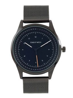 Joker and Witch - Joker & Witch Montego Blue Dial Gunmetal Mesh Strap Analog Mens Watch
