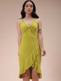 Freehand - Women Green Ruffle Dress
