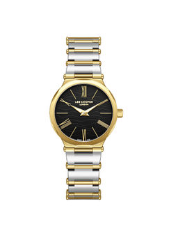 Lee Cooper - Analog Black Round Dial Womens Watch - LC08000.550 (M)