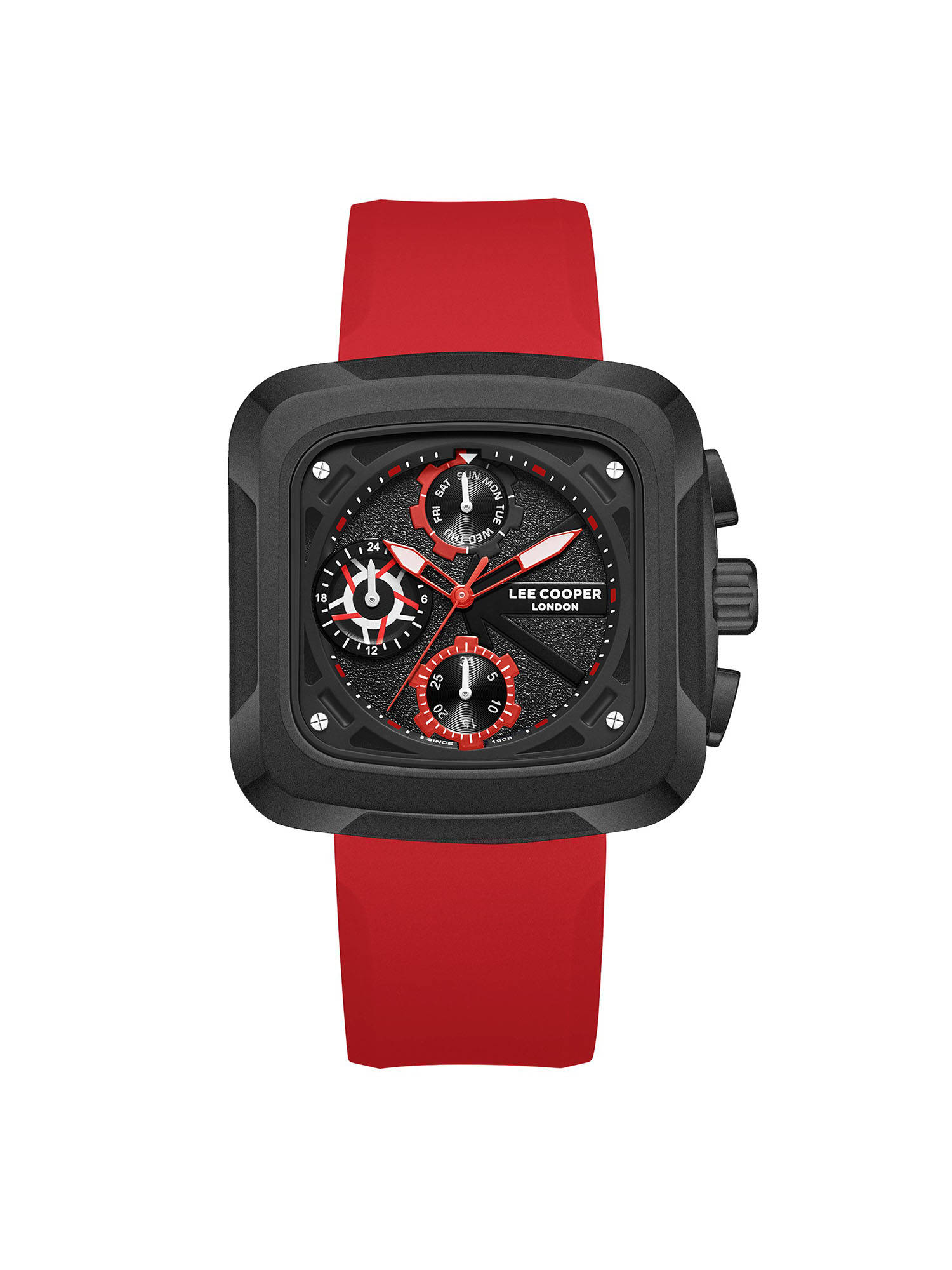 Buy Lee Cooper Multifunction Black Square Dial Mens Watch
