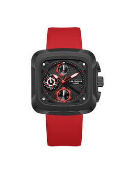 Lee Cooper - Multifunction Black Square Dial Mens Watch - LC08012.658 (M)