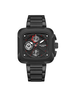 Lee Cooper - Multifunction Black Square Dial Mens Watch - LC08013.650 (M)