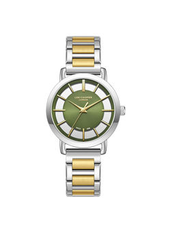 Lee Cooper - Analog Green Round Dial Womens Watch - LC08037.270 (M)