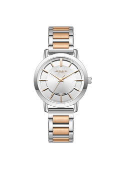 Lee Cooper - Analog Silver Round Dial Womens Watch - LC08037.530 (M)