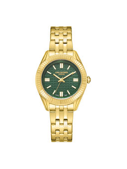 Lee Cooper - Analog Green Round Dial Womens Watch - LC08038.170 (M)