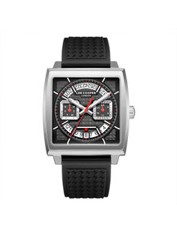 Lee Cooper - Multifunction Black Square Dial Mens Watch - LC08065.351 (M)