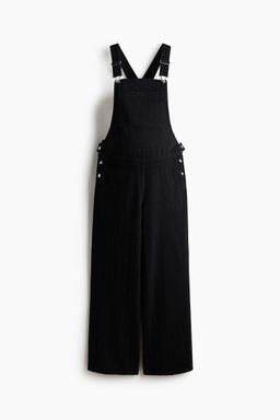 H&M - Women Black MAMA Before & After Denim Dungarees