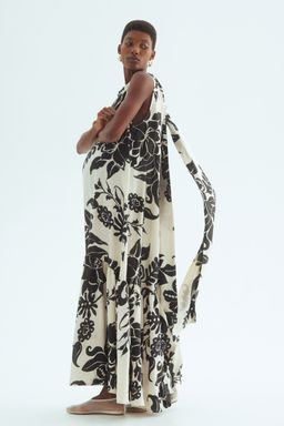 H&M - Women White MAMA Voluminous Maxi Dress