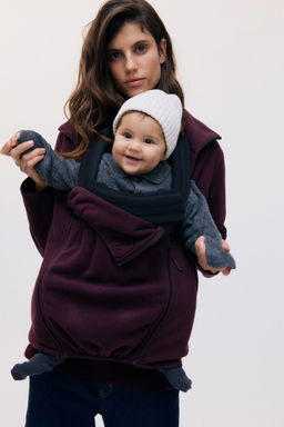 H&M - Women Red MAMA Before & After Babywearing Fleece Jacket