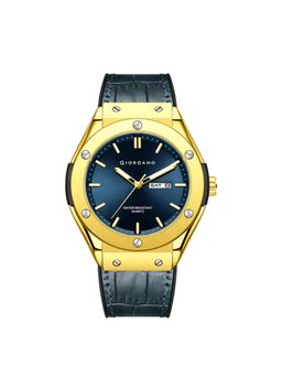 Giordano - Men Day-Date Function and Quartz Movement Blue Dial Round Analog Watch - GZ-50142 (M)