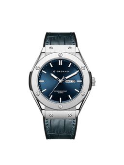 Giordano - Men Day-Date Function and Quartz Movement Blue Dial Round Analog Watch - GZ-50142 (M)