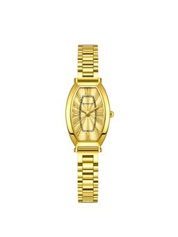 Giordano - Women Elegant Roman Numerals Gold Dial Oval Analog Watch - GZ-60100 (M)